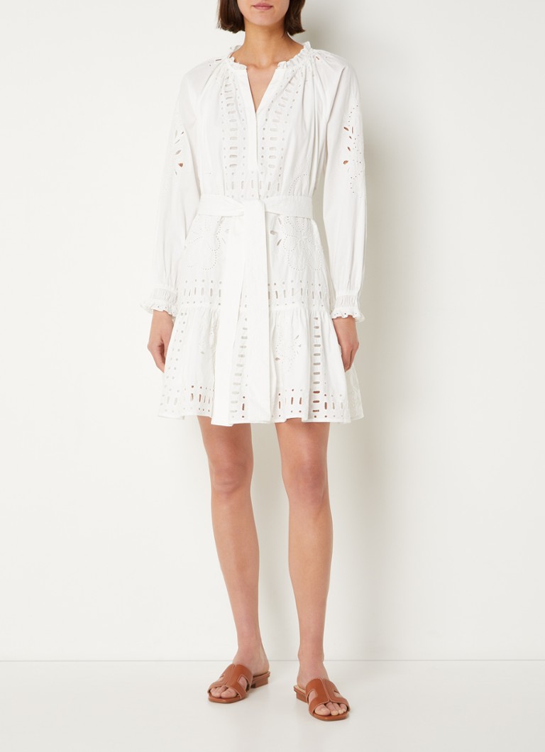 Rochie-tunică brodată Rails Saylor cu curea legată