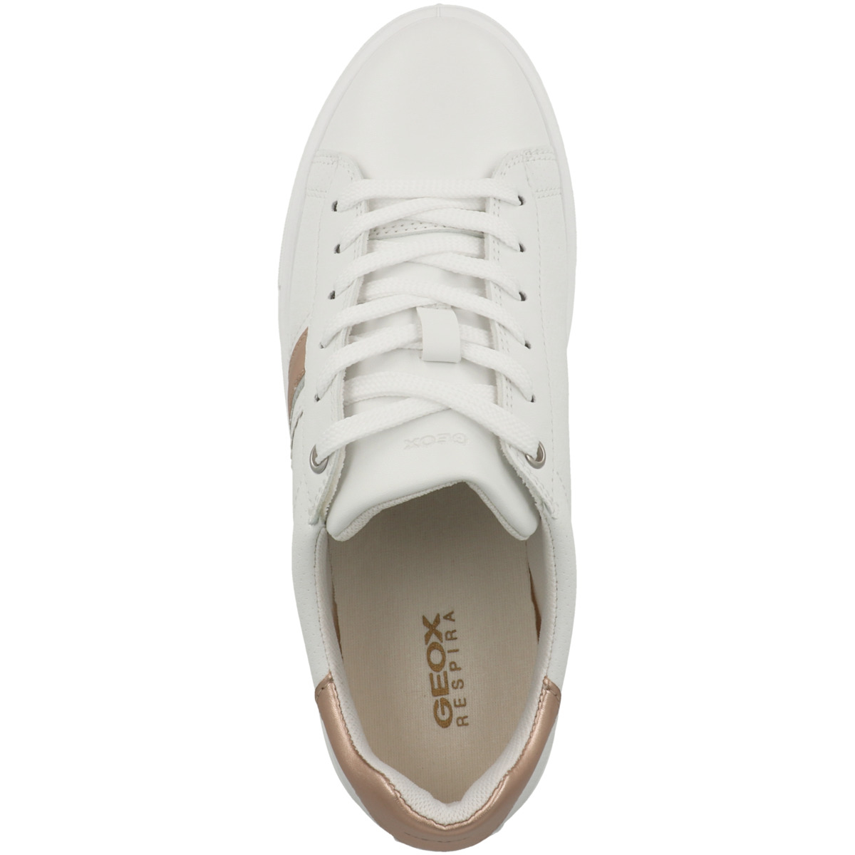 Geox D Claudin A Sneaker Low weiss