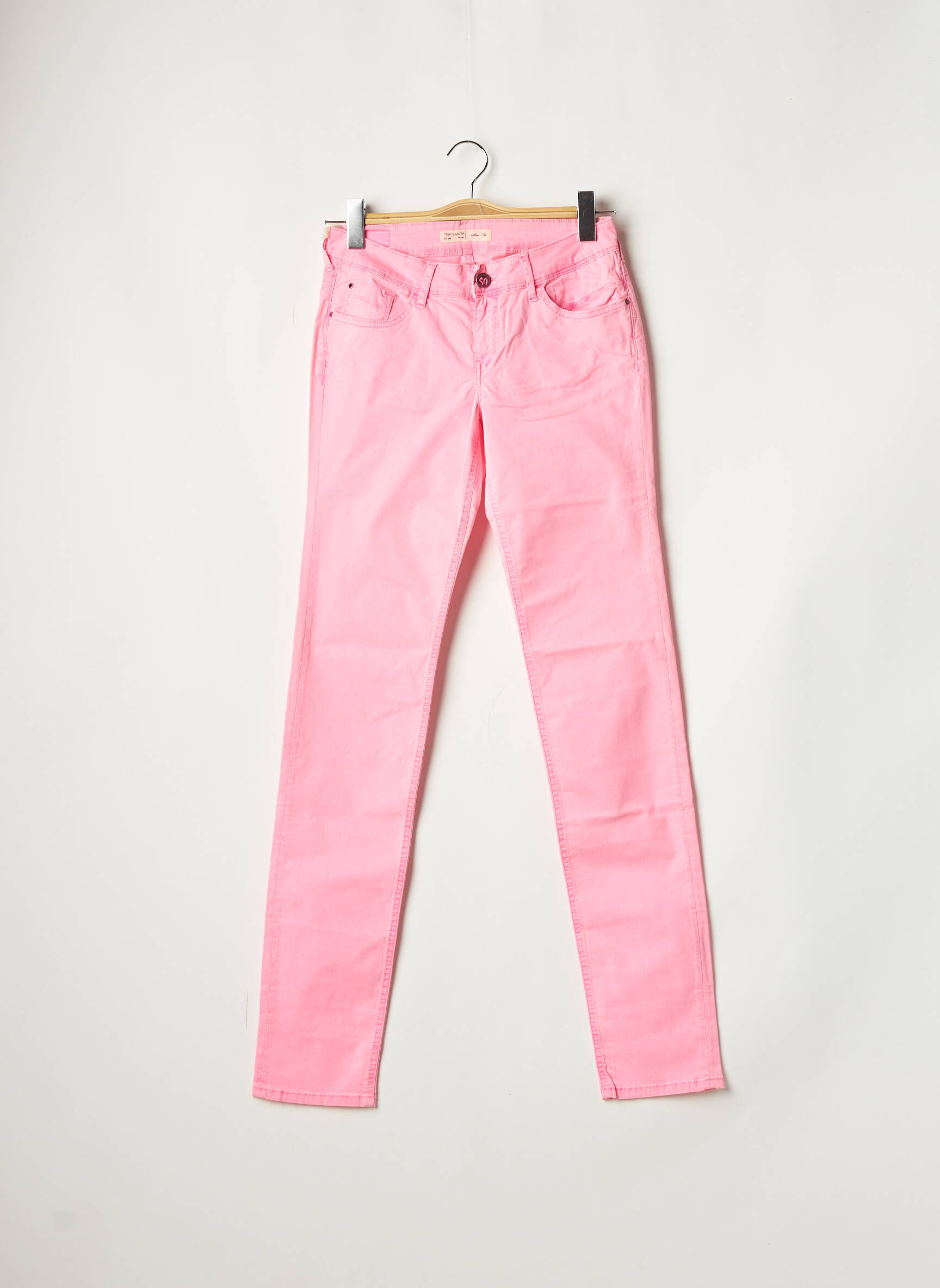 Teddy Smith Pantalons Slim Fille couleur rose