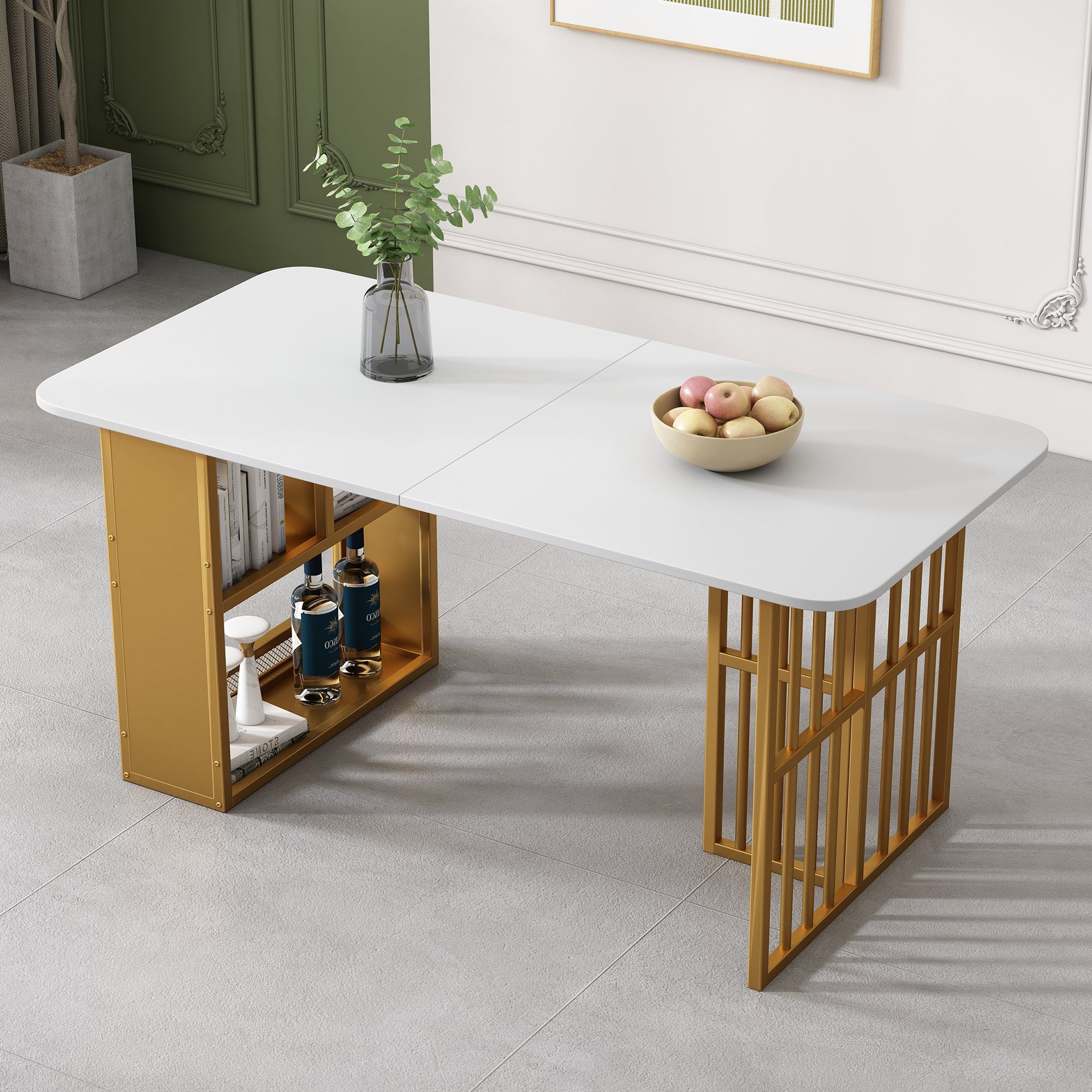 REDOM Essgruppe Esstisch mit 6 Esszimmerstuhl Set Küchetisch Barstuhl Sitzgruppe, (7-tlg)