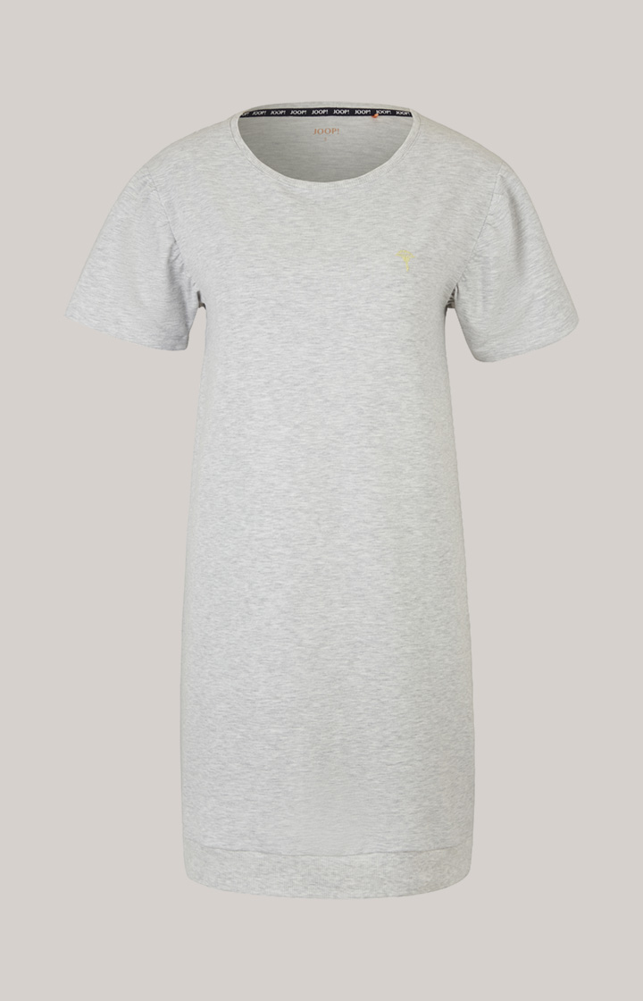 Loungewear Longshirt in Grey Melange