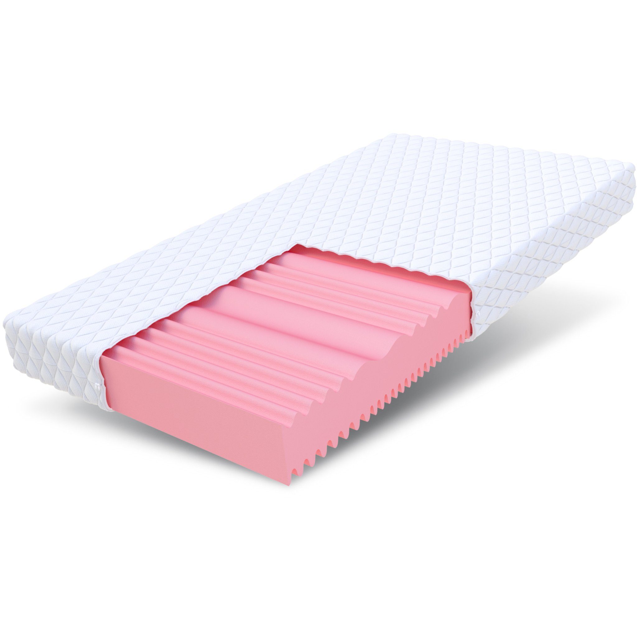 Kaltschaummatratze FIX, FDM, 14 cm hoch, (1), Wendematratze, 7 Zonen, H2/H3