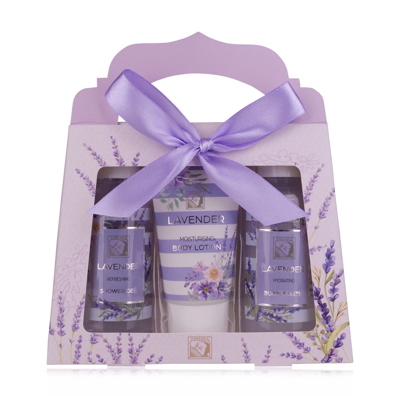 accentra Badeset LAVENDEL in Geschenkbox