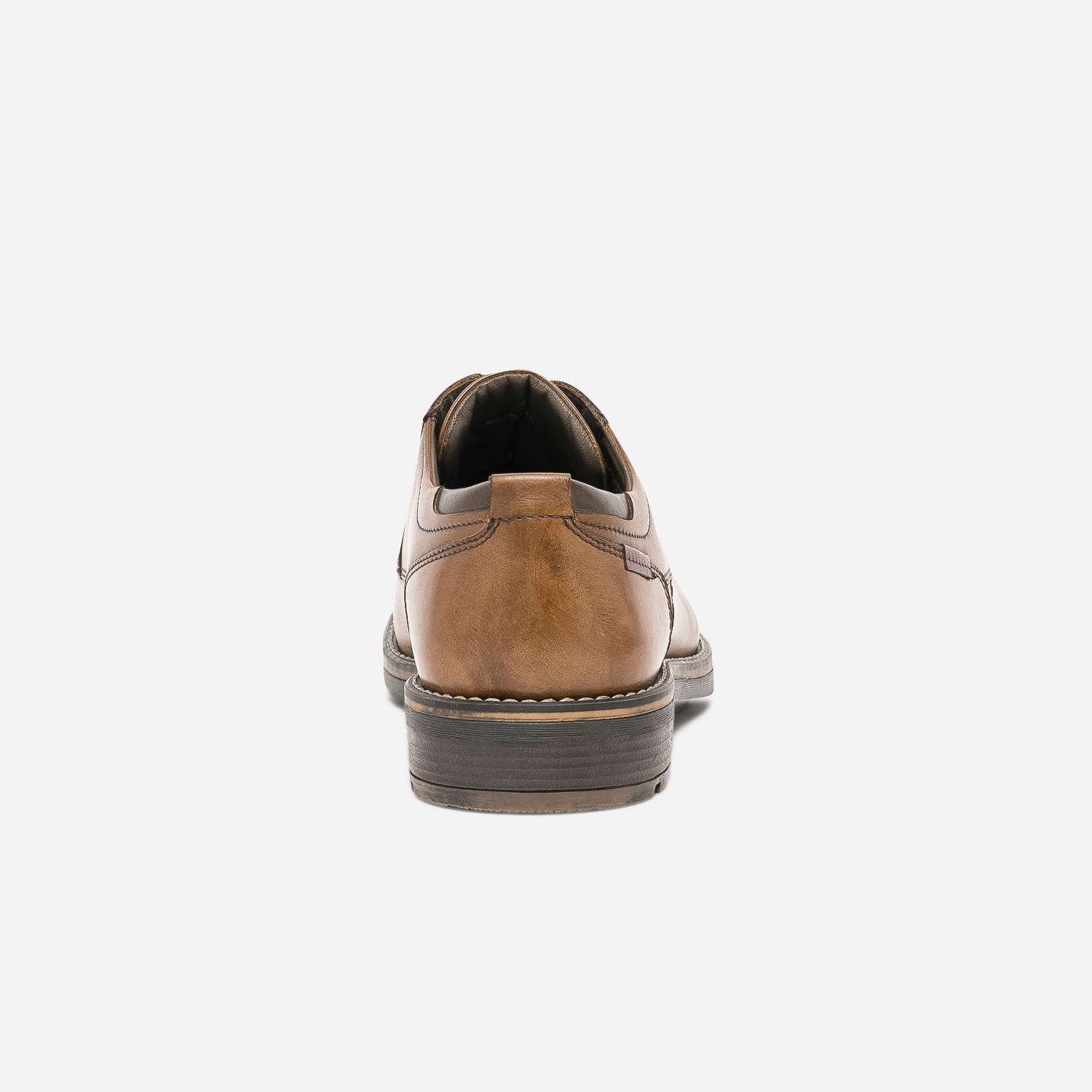 Derby camel en cuir