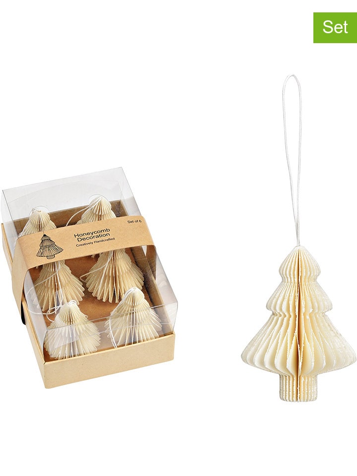 G. Wurm 6er-Set: Weihnachtshänger 