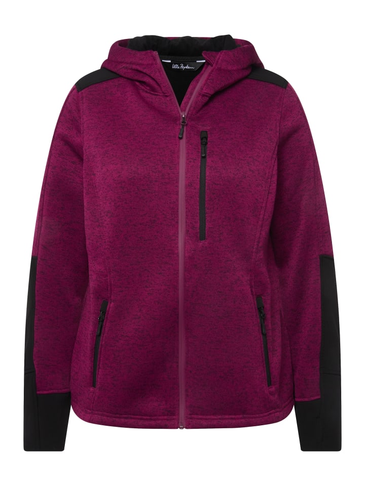 Ulla Popken Sweatjacke in brombeere günstig kaufen