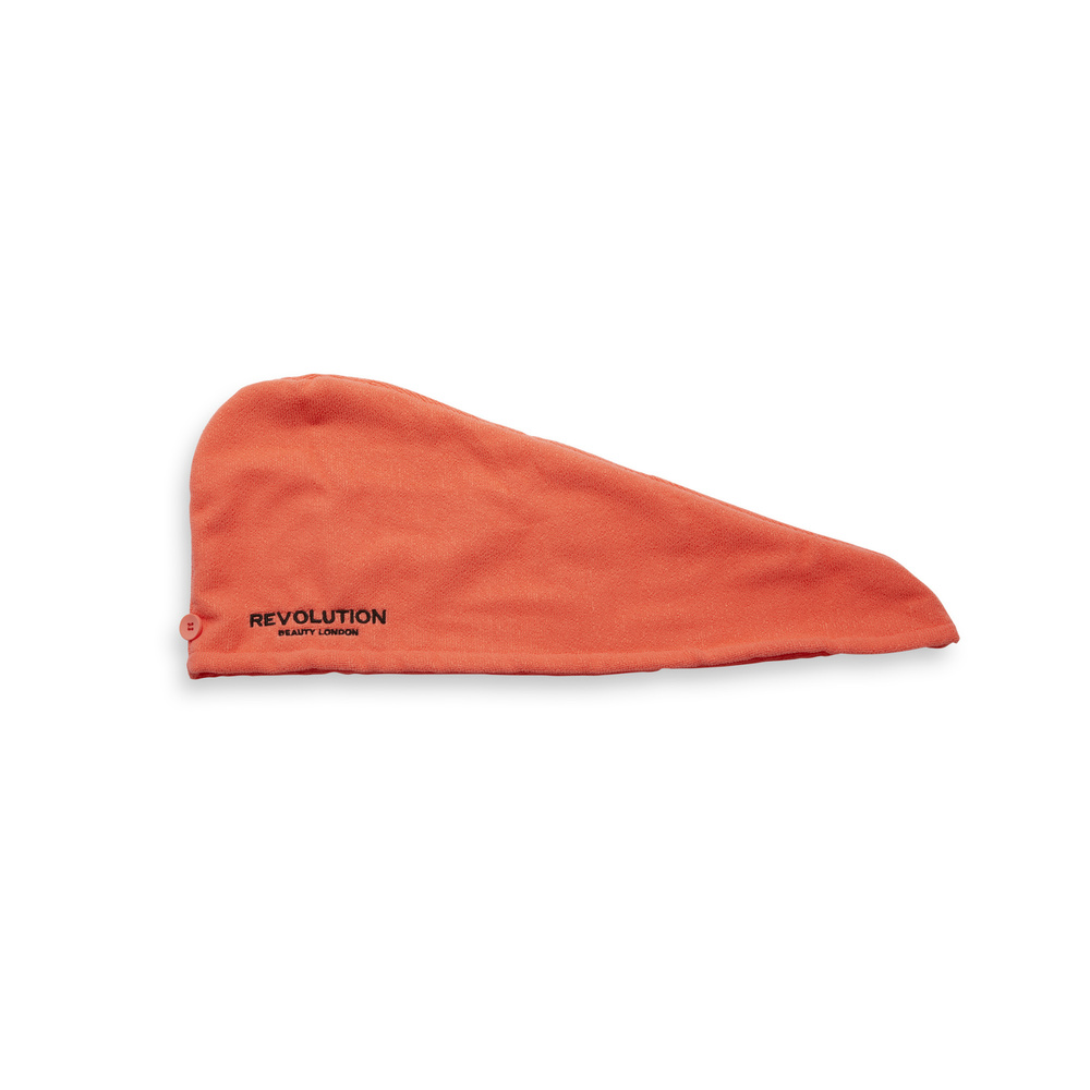revolution hair Revolution Hair 2pk Microfibre Hair Wrap White/Coral Wrap cheveux