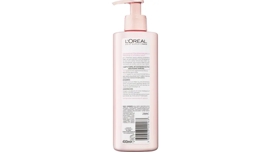 L'Oréal Paris Reinigungsmilch Kostbare Blüten für sehr trockene Haut 400 ml