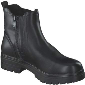 Tom Tailor Chelsea Boots in schwarz