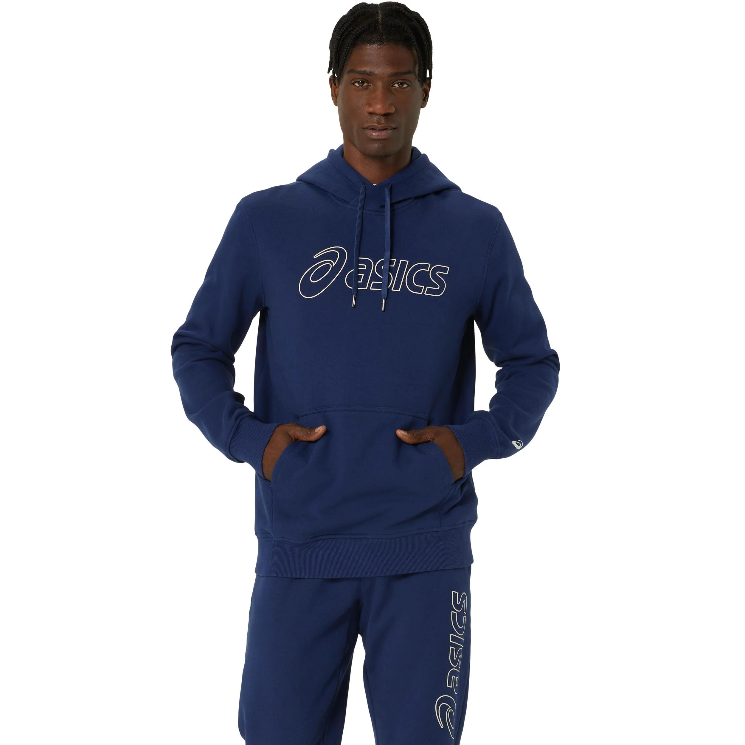 Logo Hoody Herren - Dunkelblau