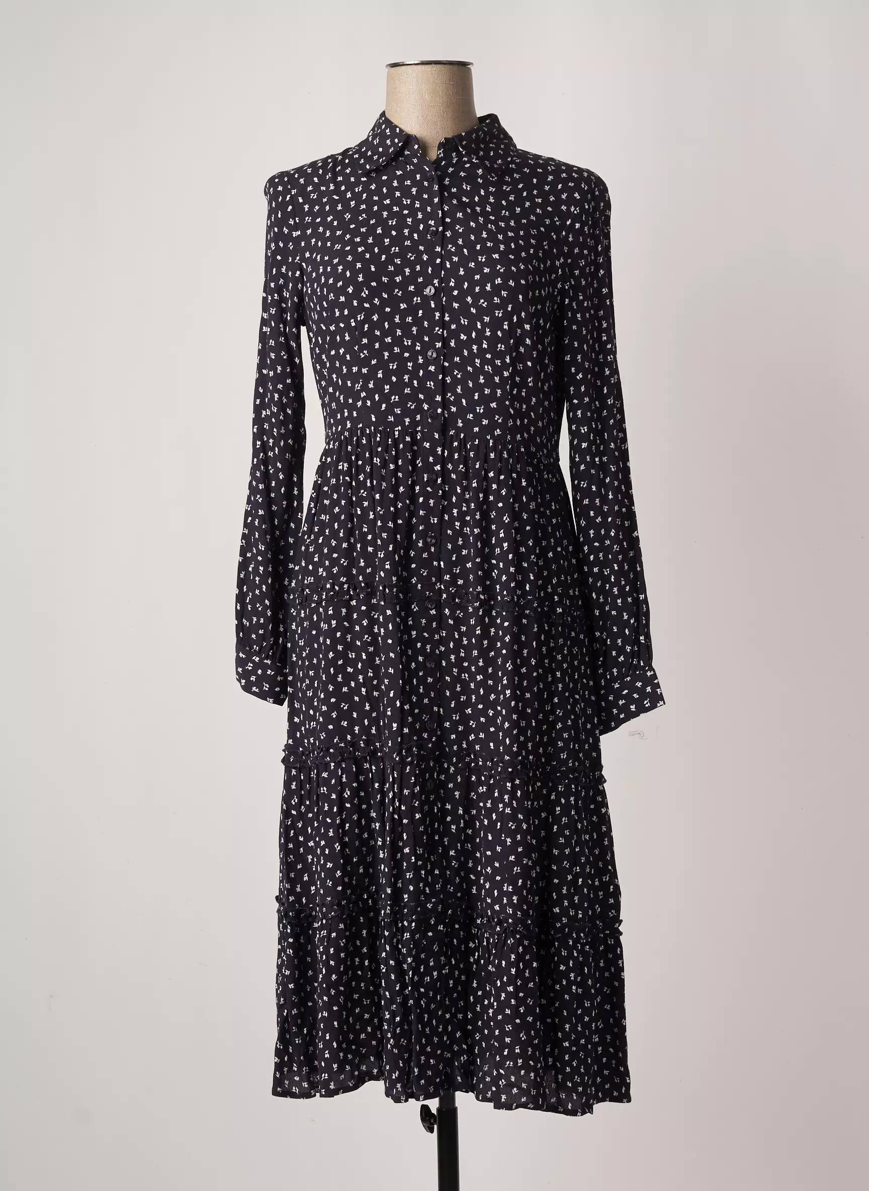 Salsa Robes Mi Longues Femme couleur bleu