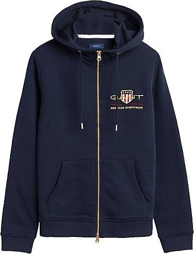 GANT Sweatjacke ARCHIVE SHIELD FULL ZIP HOODIE