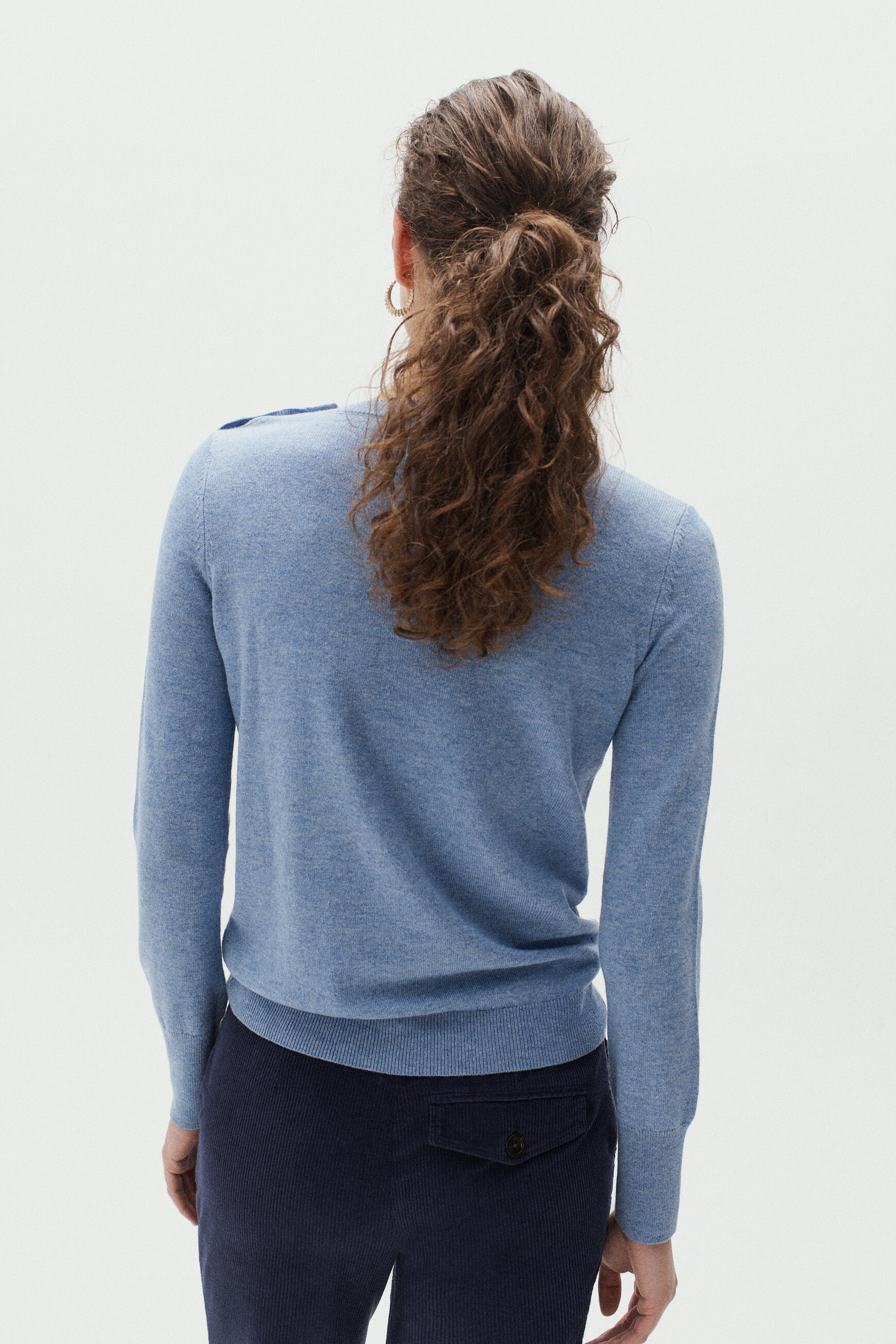 pull anya denim stone femme