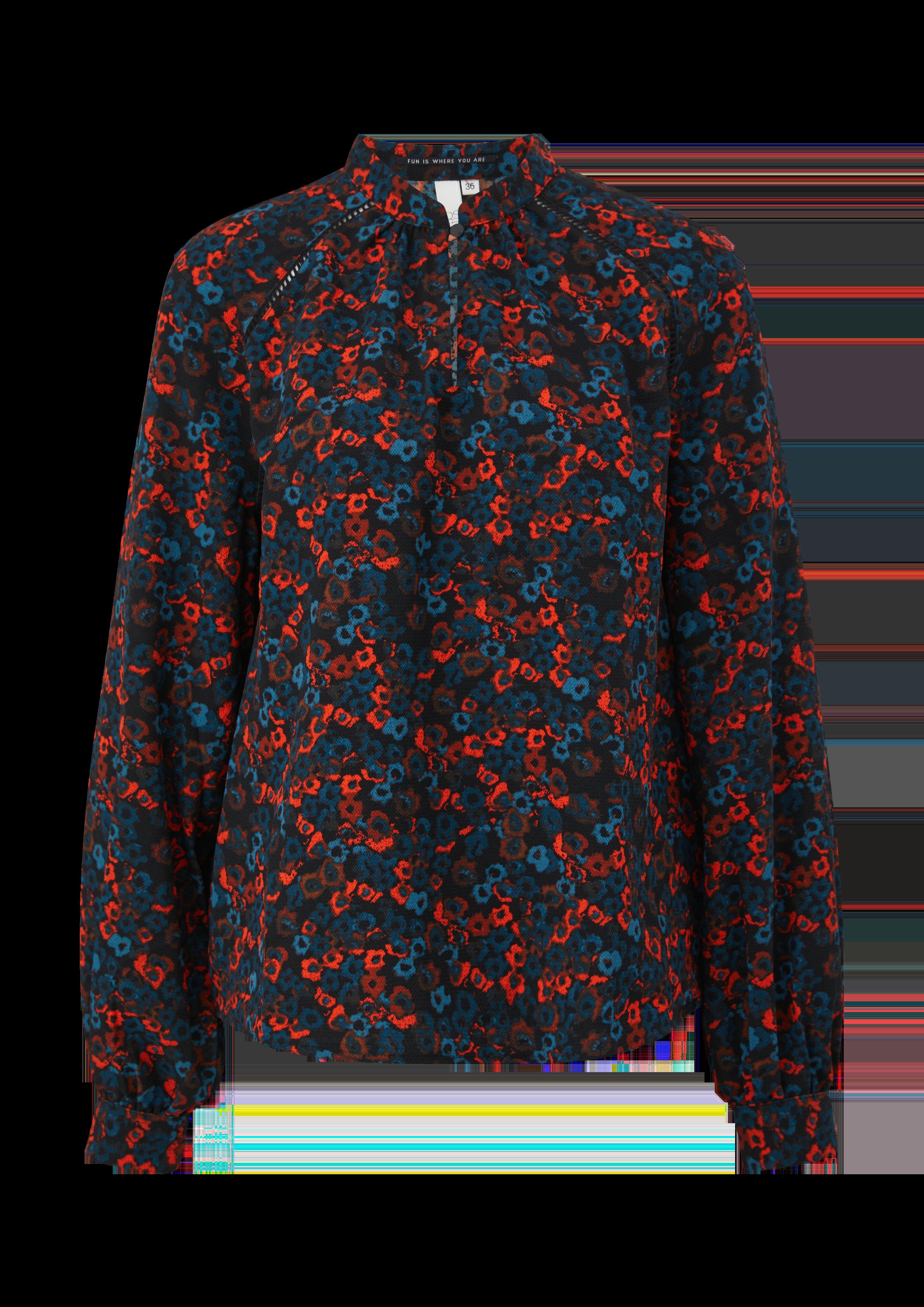 Leichte Bluse mit Alloverprint  2117759-23A5