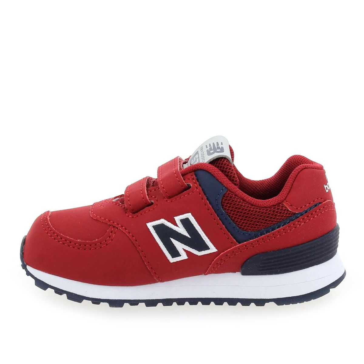 New Balance  IV574 VELCRO - rouge marine