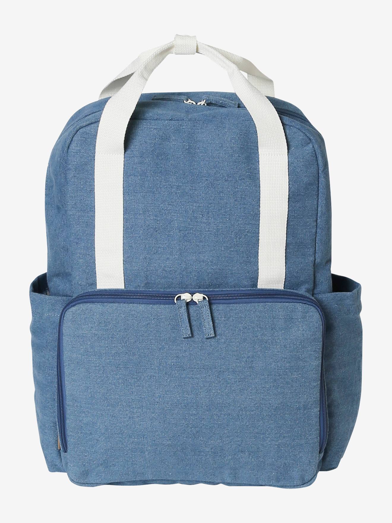 Vertbaudet Wickelrucksack, Recycling-Polyester - gebleicht
