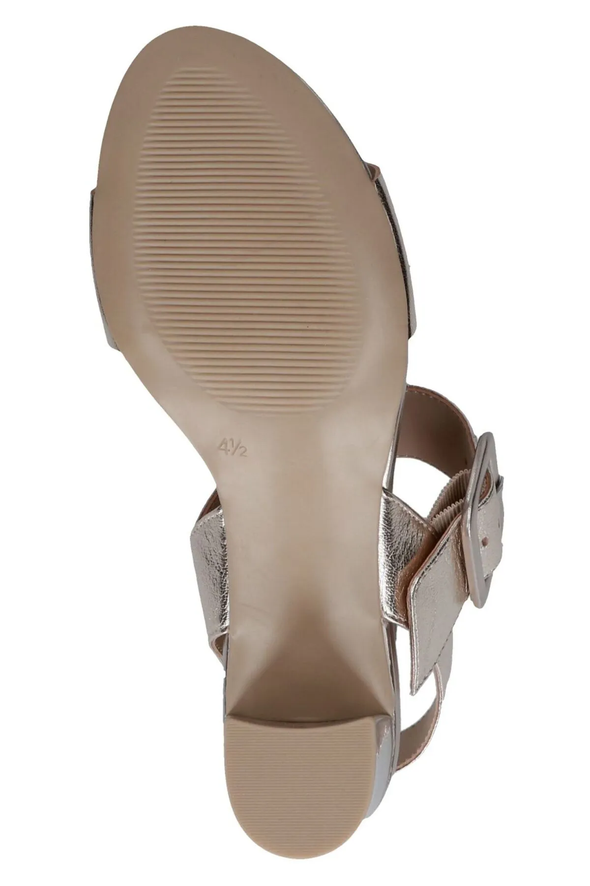 Caprice  Sandalette - Metallisch - Blockabsatz