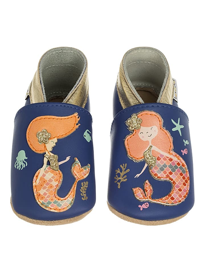 Lait et Miel Leder-Krabbelschuhe 
