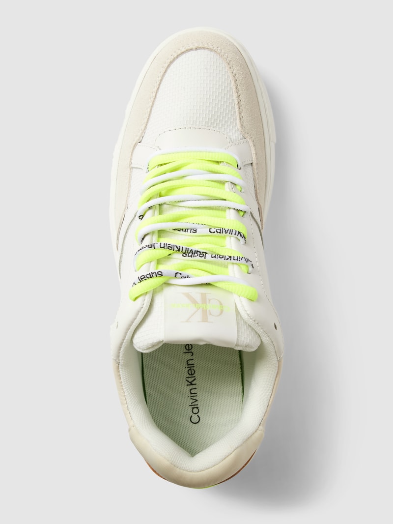 Sneaker mit Label-Details Modell 'CHUNKY' in weiß