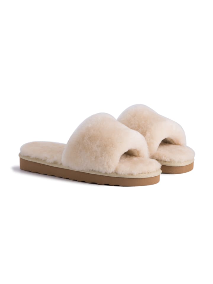 Aus Wooli Slipper Rosebay in Tan günstig kaufen 41