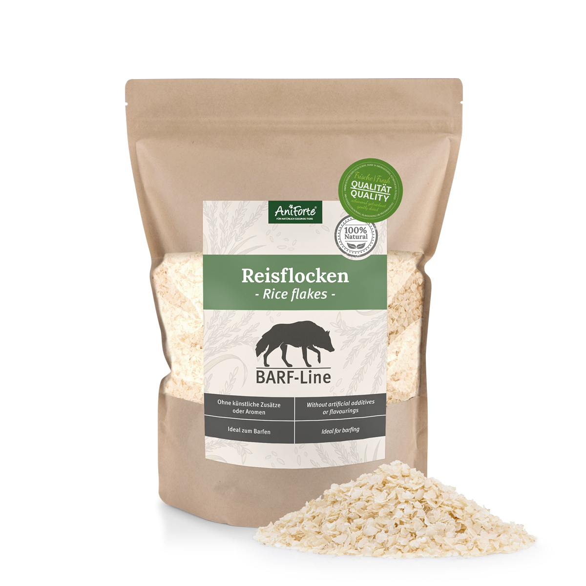 Aniforte Ergänzungsfutter & Aufzucht Aniforte BARF-Line Reisflocken 1kg