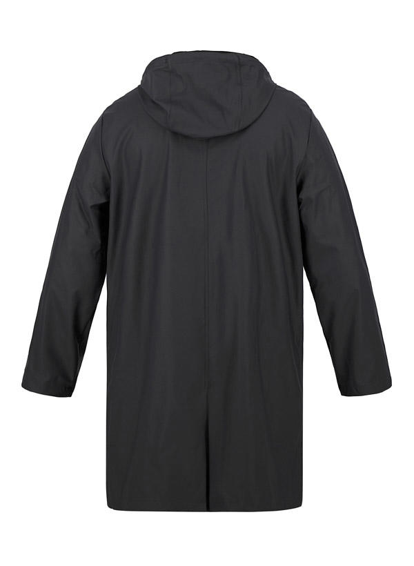 HUNTER, Regenmantel, PU wasserresistent, schwarz