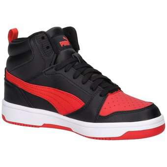 PUMA Rebound V6 Mid Jr Sneaker in schwarz