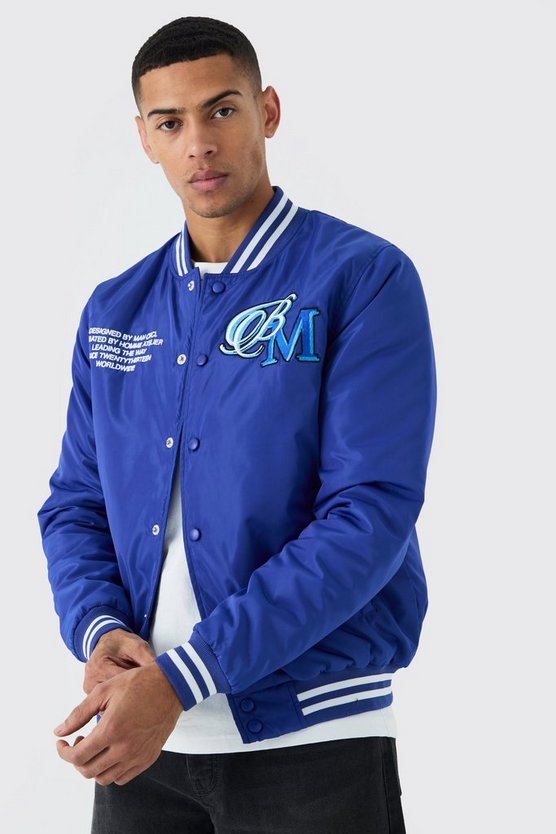 Nylon-Jacke mit Aufnähern