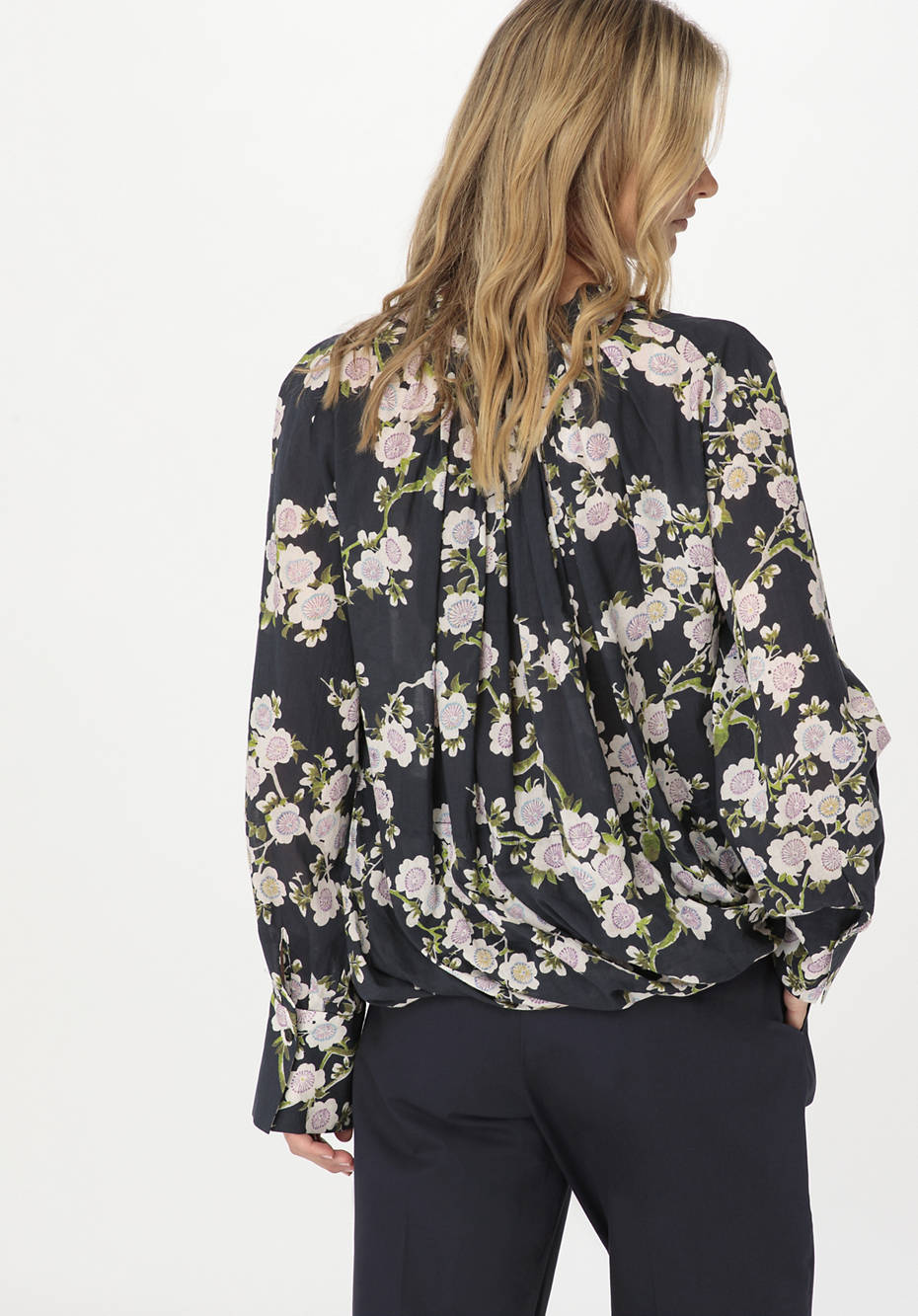 WUNDERKIND X HESSNATUR Bluse aus reiner Bio-Baumwolle