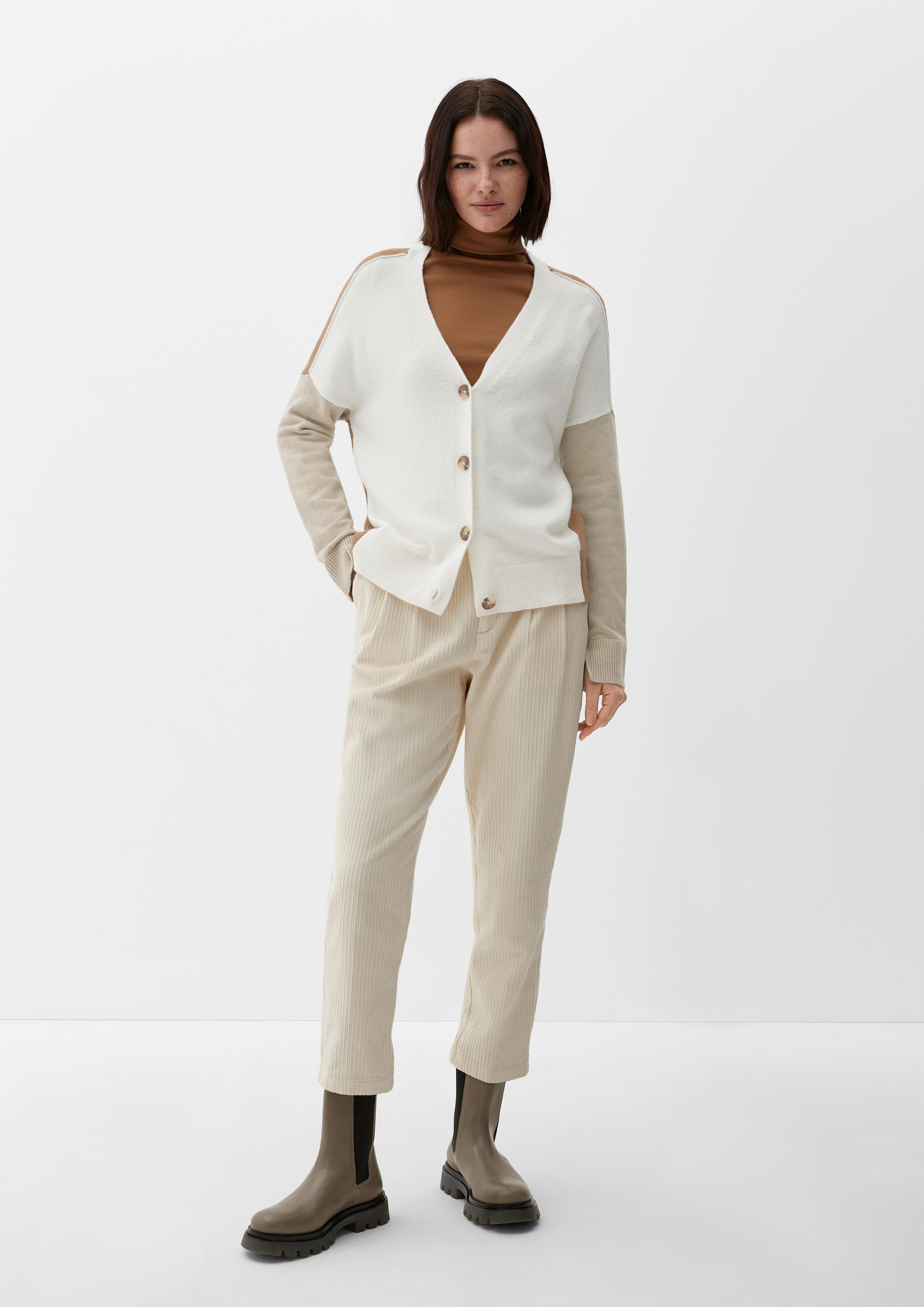 Strickjacke in Colour Blocking-Optik  2127211-02X8
