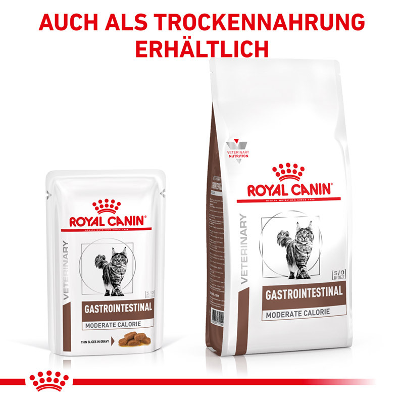 ROYAL CANIN Schonkost ROYAL CANIN Veterinary GASTROINTESTINAL MODERATE CALORIE 12x85g