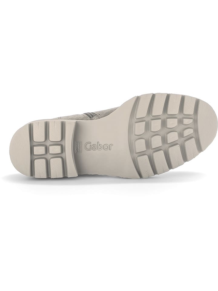 Gabor Leder-Boots in Beige günstig kaufen