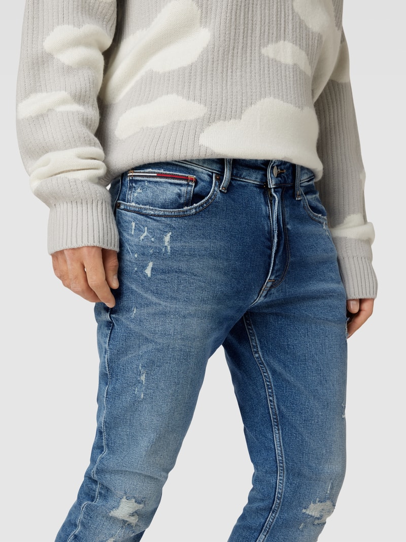 Slim Fit Jeans mit 5-Pocket-Design Modell 'SCANTON' in jeans