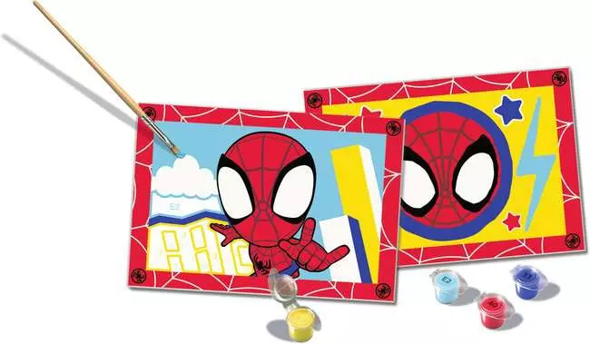 CreArt Spidey - Malen nach Zahlen für Kinder ab 5 Jahren