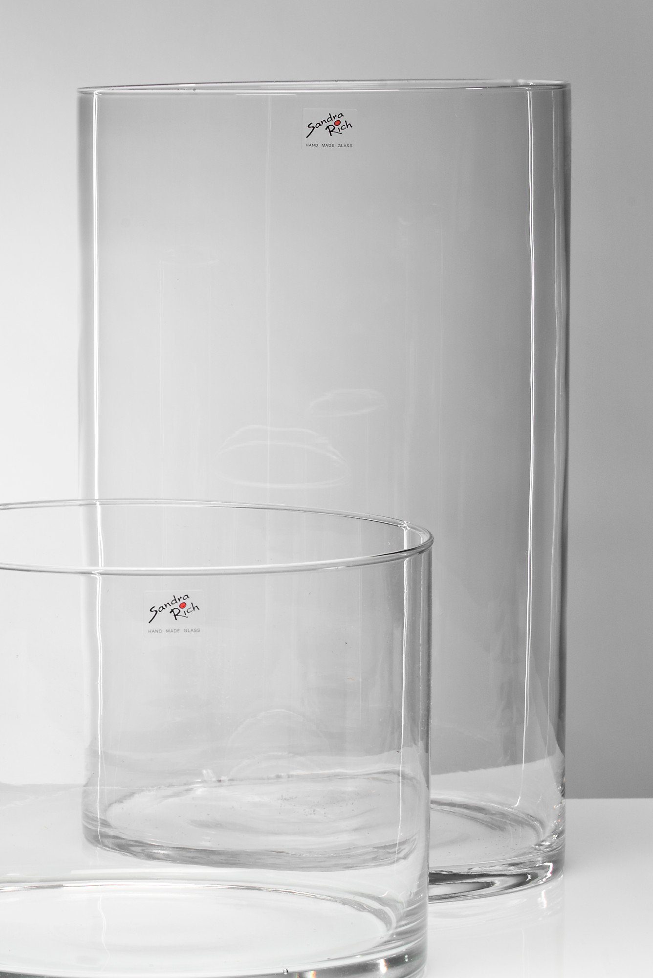Sandra Rich Dekovase CYLI - cylindrical vase - hot cut