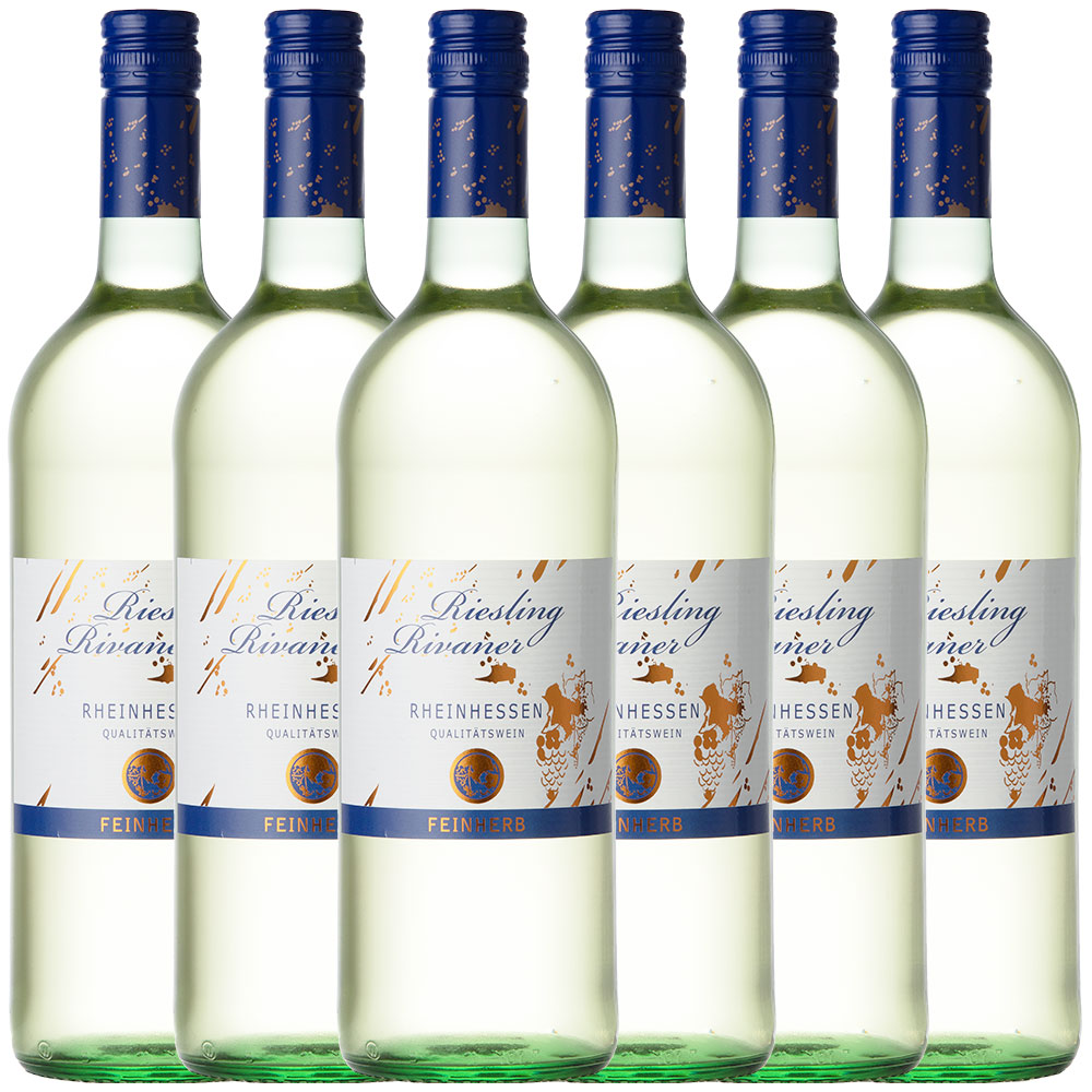 Andreas Oster Riesling-Rivaner Qualitätswein feinherb 1l - 6er Karton