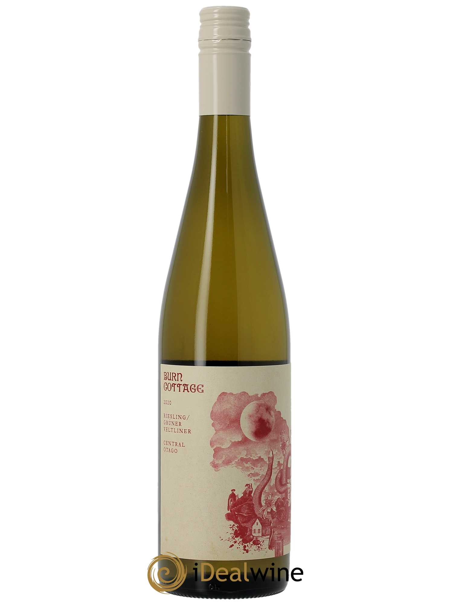 Central Otago Burn Cottage Vineyard Riesling Gruner Veltliner  2020 - Lot de 1 Bouteille