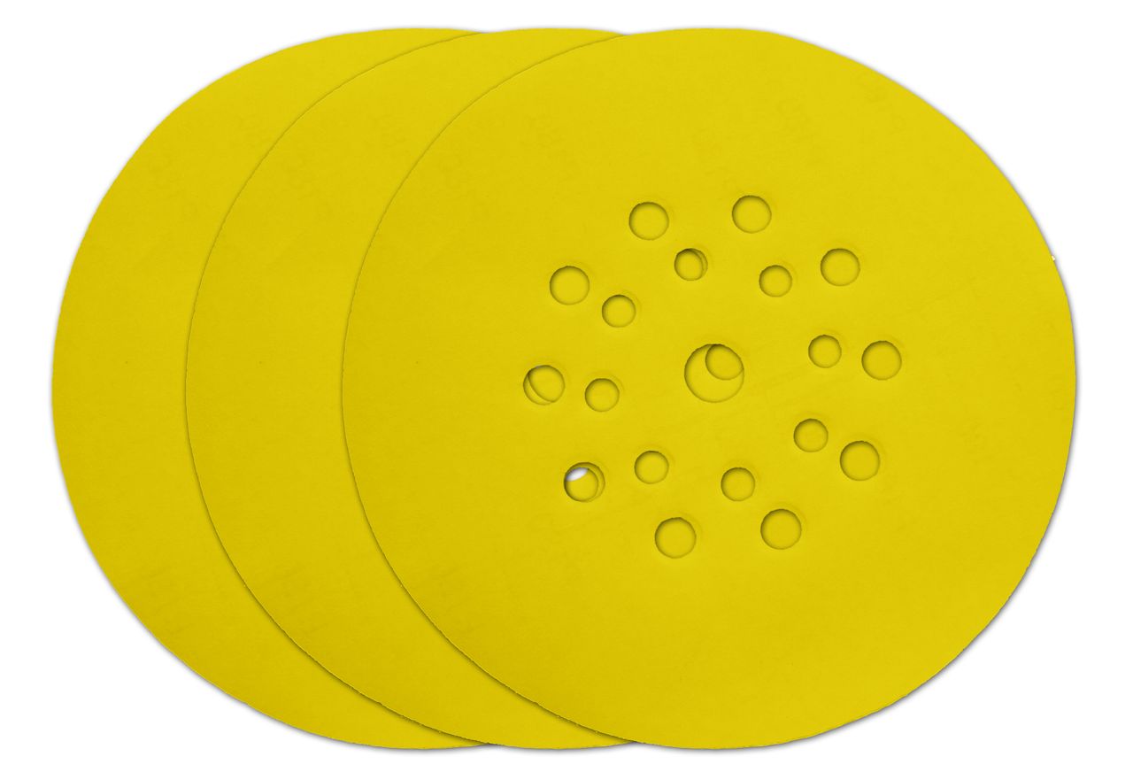 TECMIX MULTILOCH KLETT-SCHLEIFPAPIER P40 (25 STK.) - Ø 225MM FÜR HS 1250 / LHS-SERIE