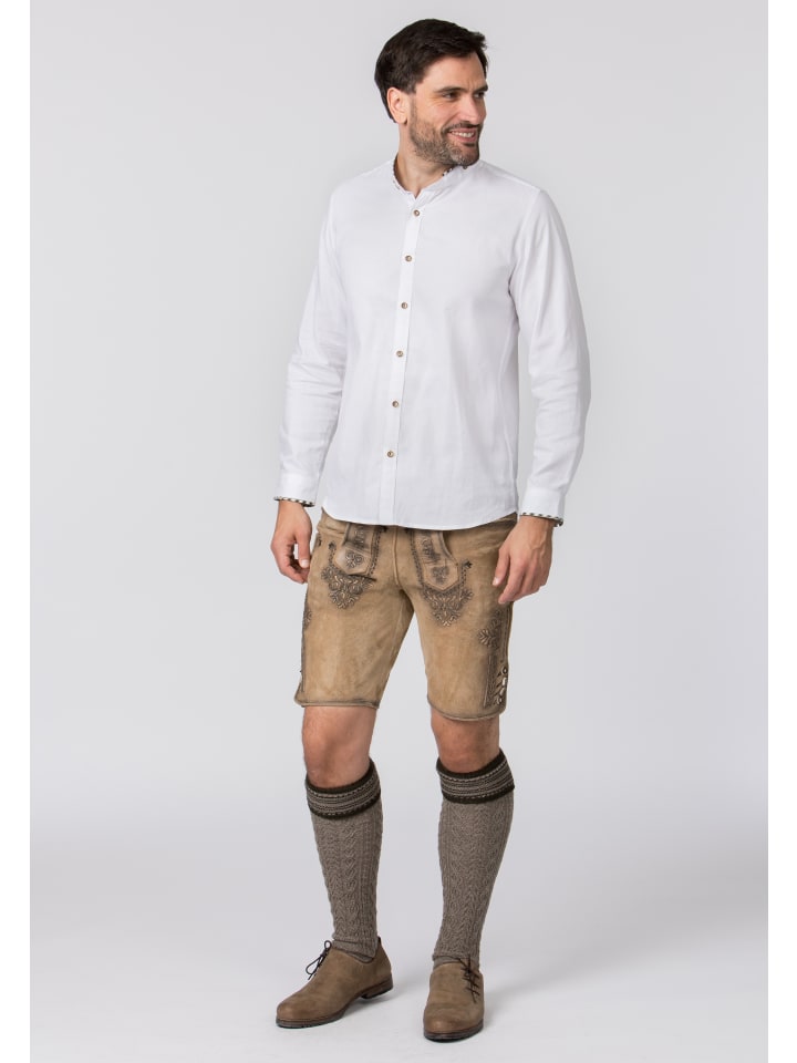Stockerpoint Stockerpoint Trachtenhemd Alexio in weiss-schilf günstig kaufen