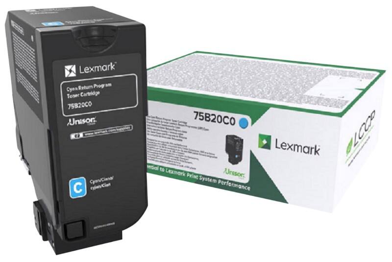 Lexmark Original Tonerkartusche 75B20C0 Cyan