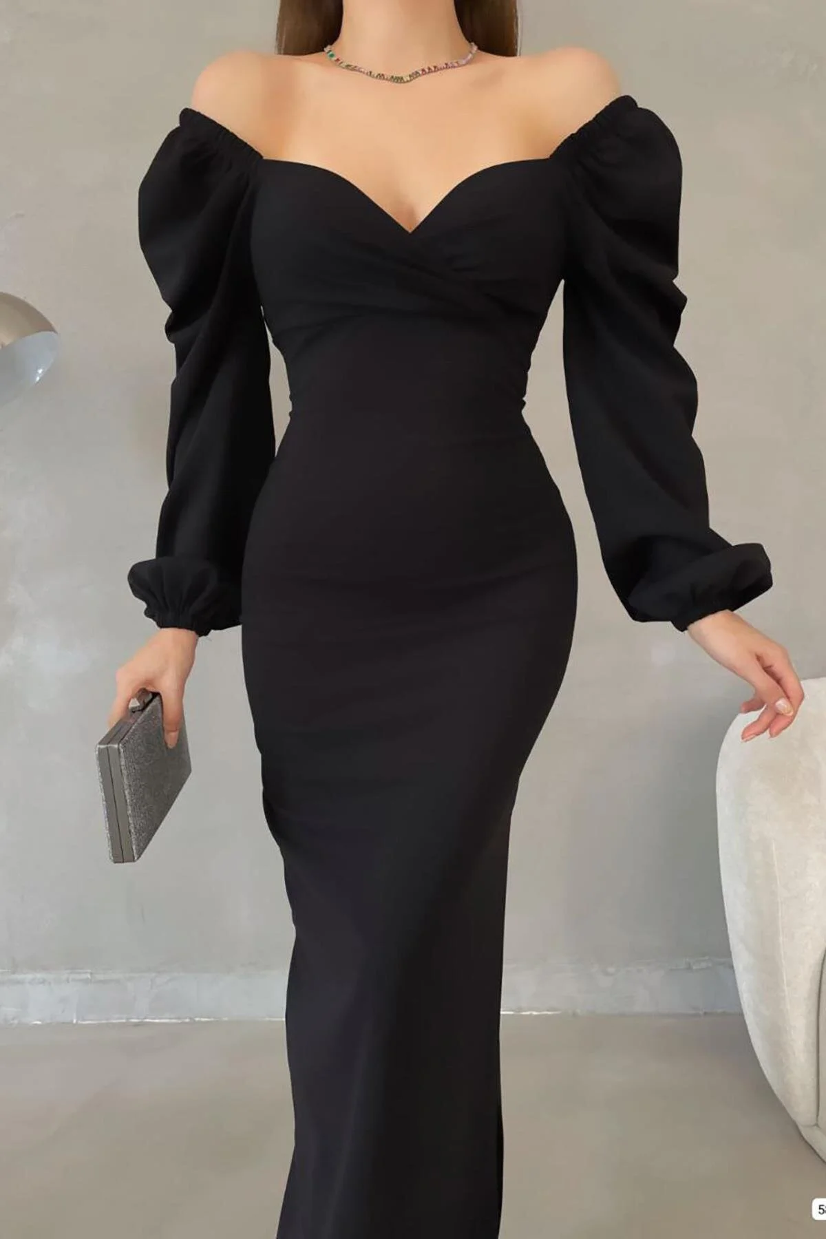 Deafox  Kleid - Schwarz - A-Linie