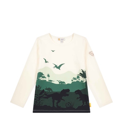 T-Shirt langarm, beige für Jungs