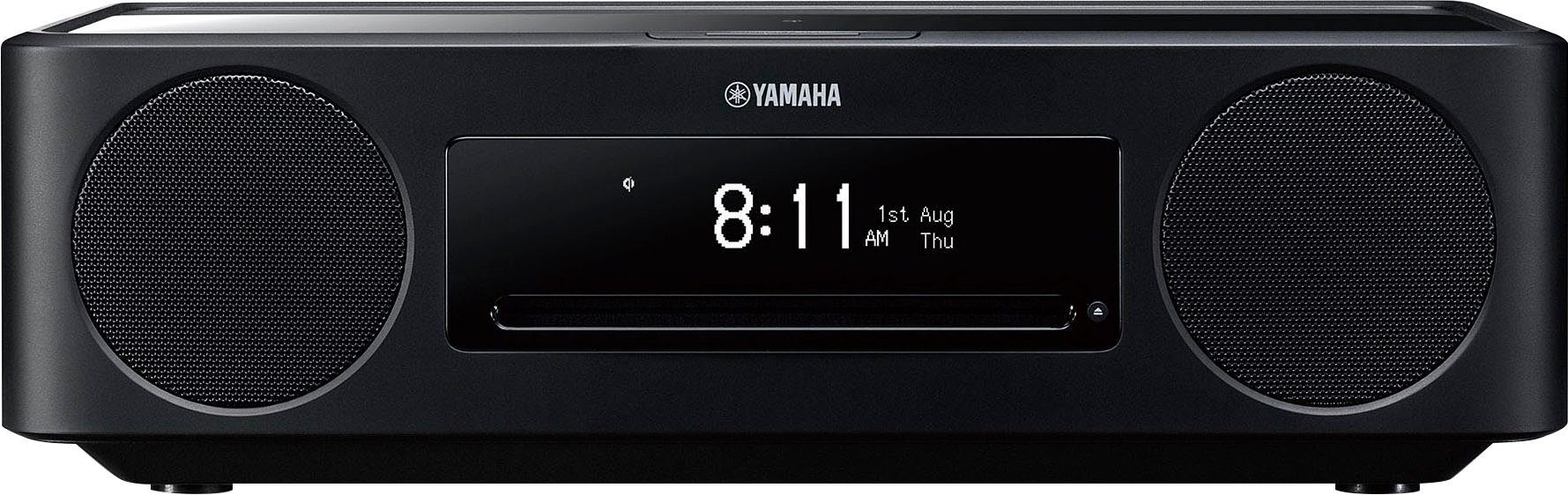 Yamaha MusicCast 200 Multiroom-Lautsprecher (Bluetooth, WLAN, 50 W, Qi kabellose Ladefunktion,Streaming-Dienste,Airplay 2,Alexa,Google)