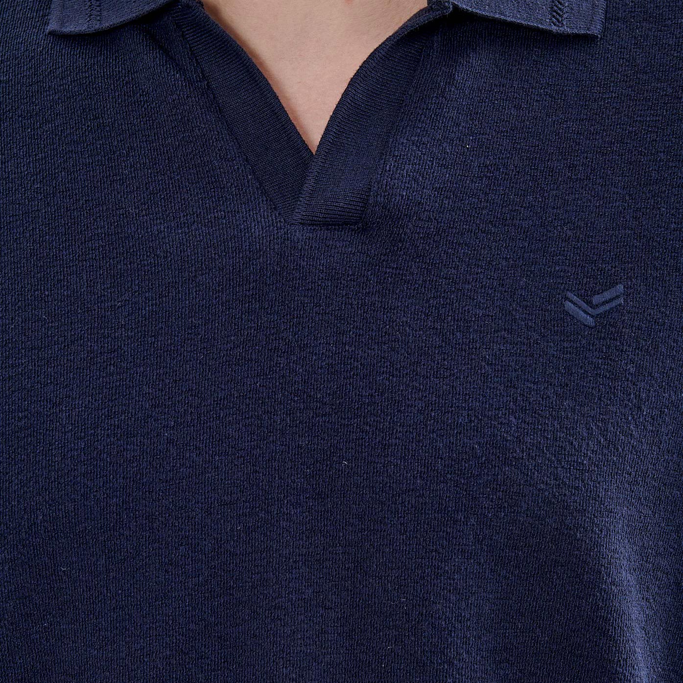 TREE   Polo bleu marine homme