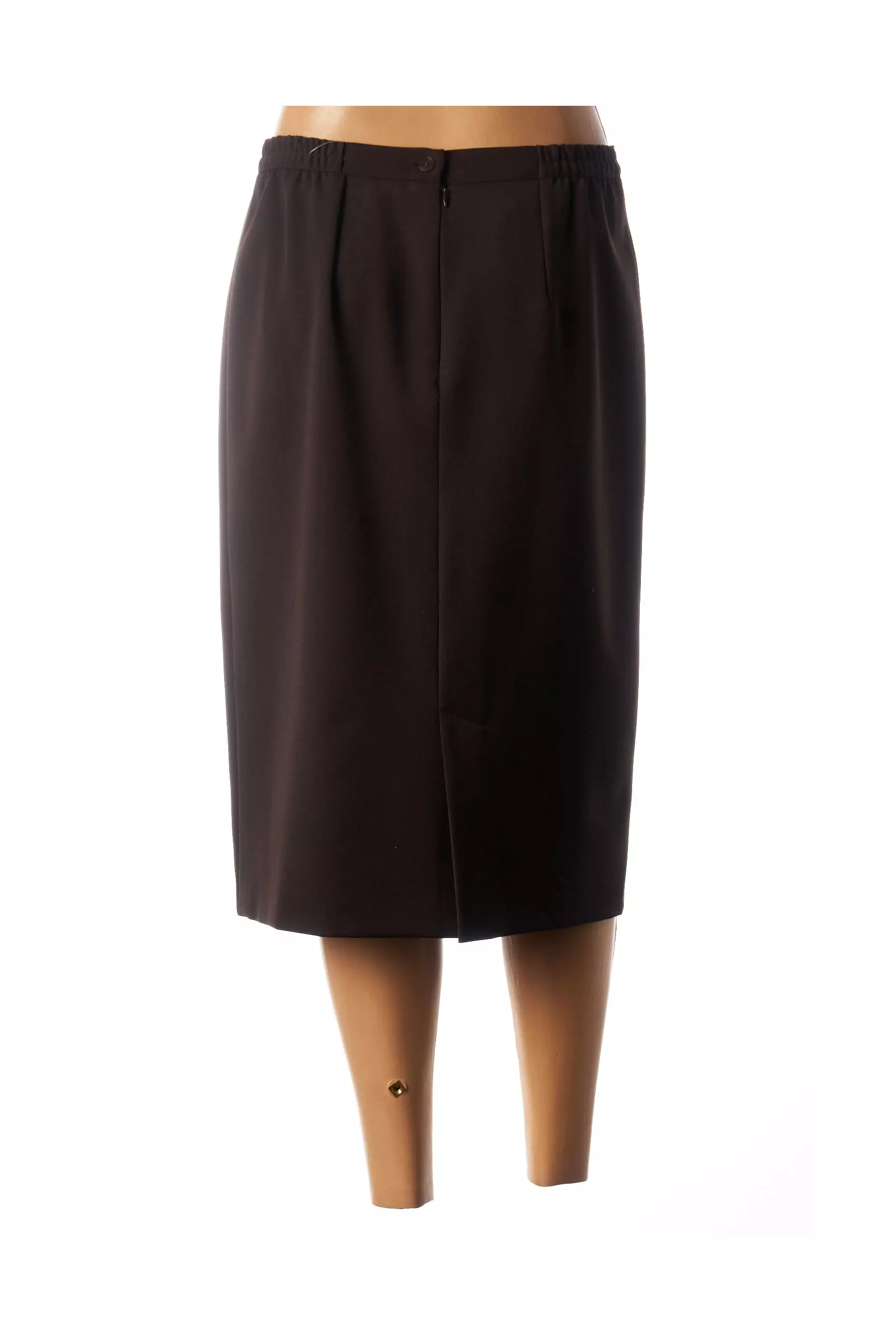 Gevana Jupes Mi Longues Femme couleur marron