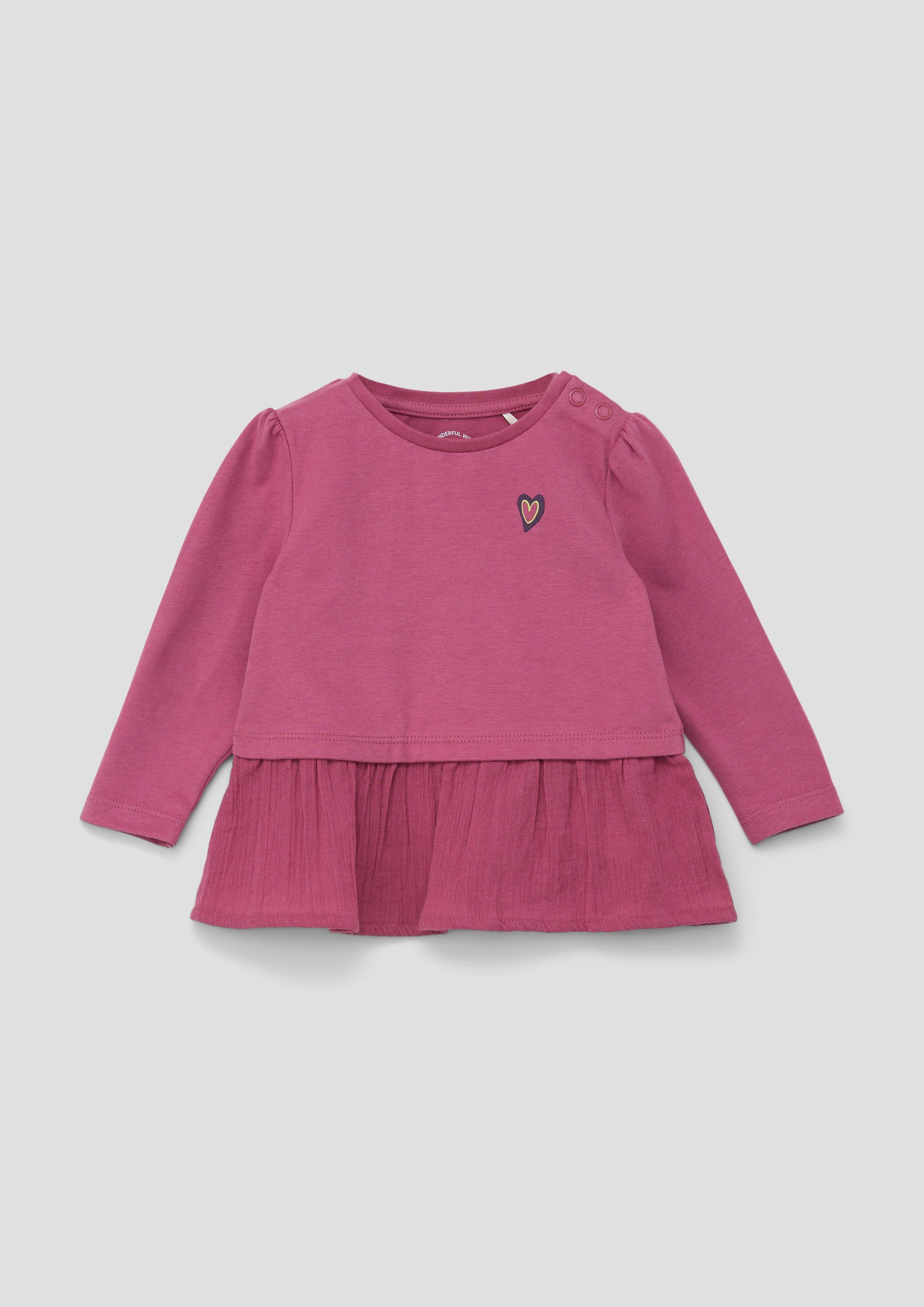 Langarmshirt mit Layering-Detail  2134402-4592