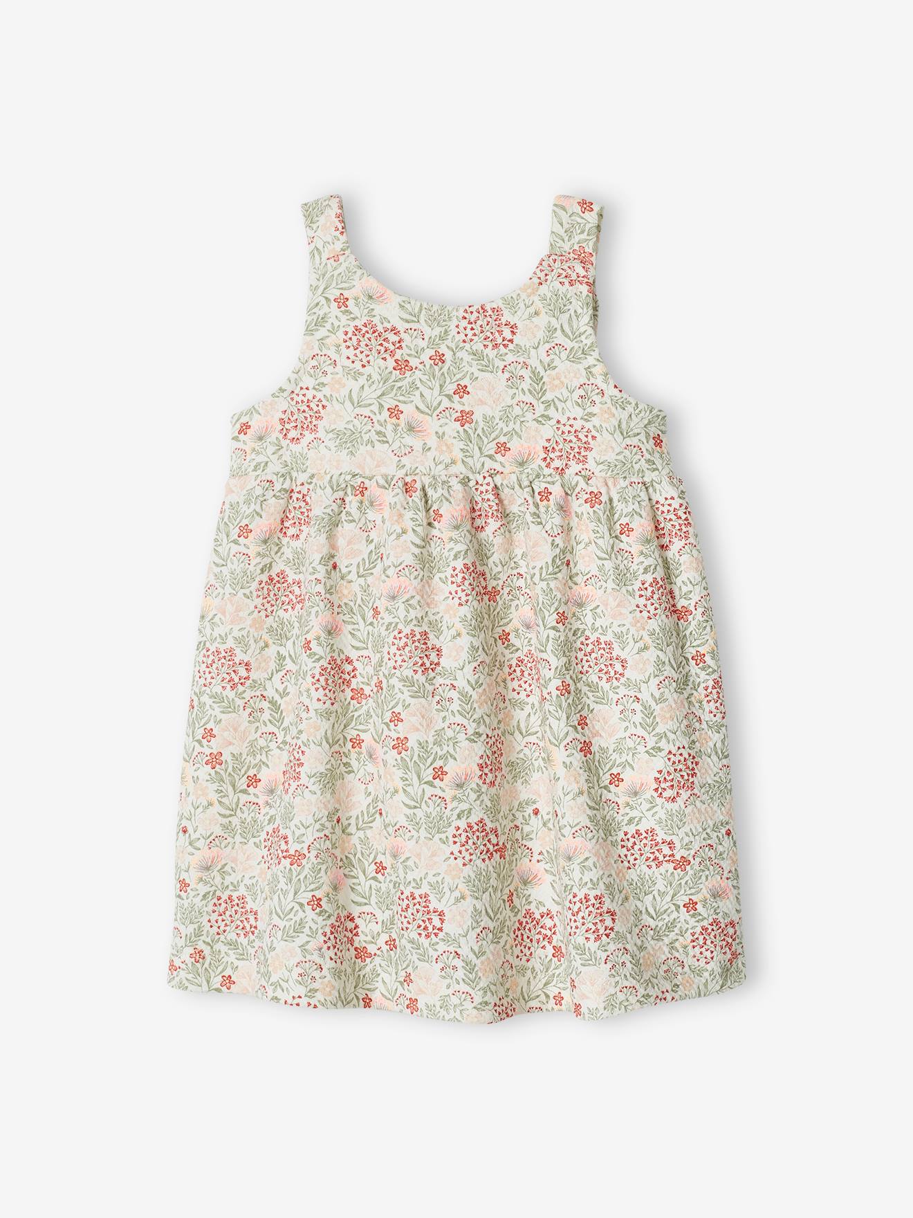 Vertbaudet Mädchen Baby Trägerkleid Oeko-Tex - wollweiß
