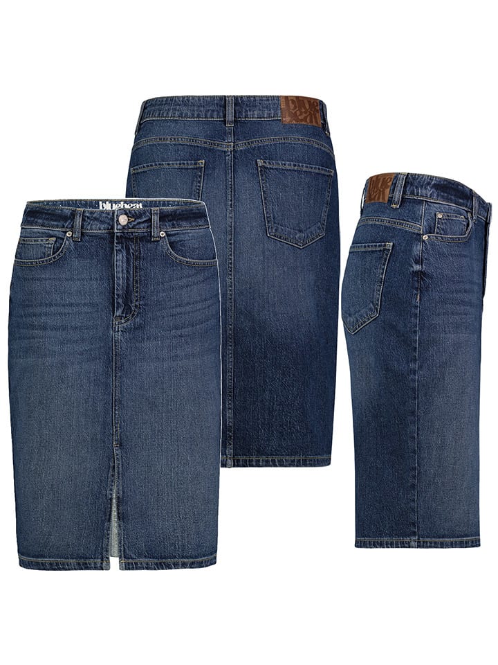 Sublevel Jeansrock in Dunkelblau günstig kaufen