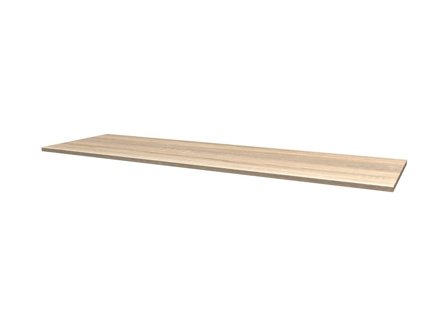 Flex-Well Arbeitsplatte - 220 x 60 x 2,8 cm - Sonoma Eiche – Salerno