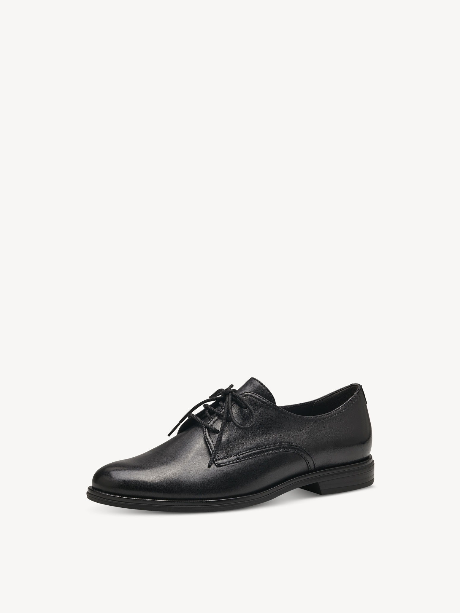 Derbie en cuir - noir